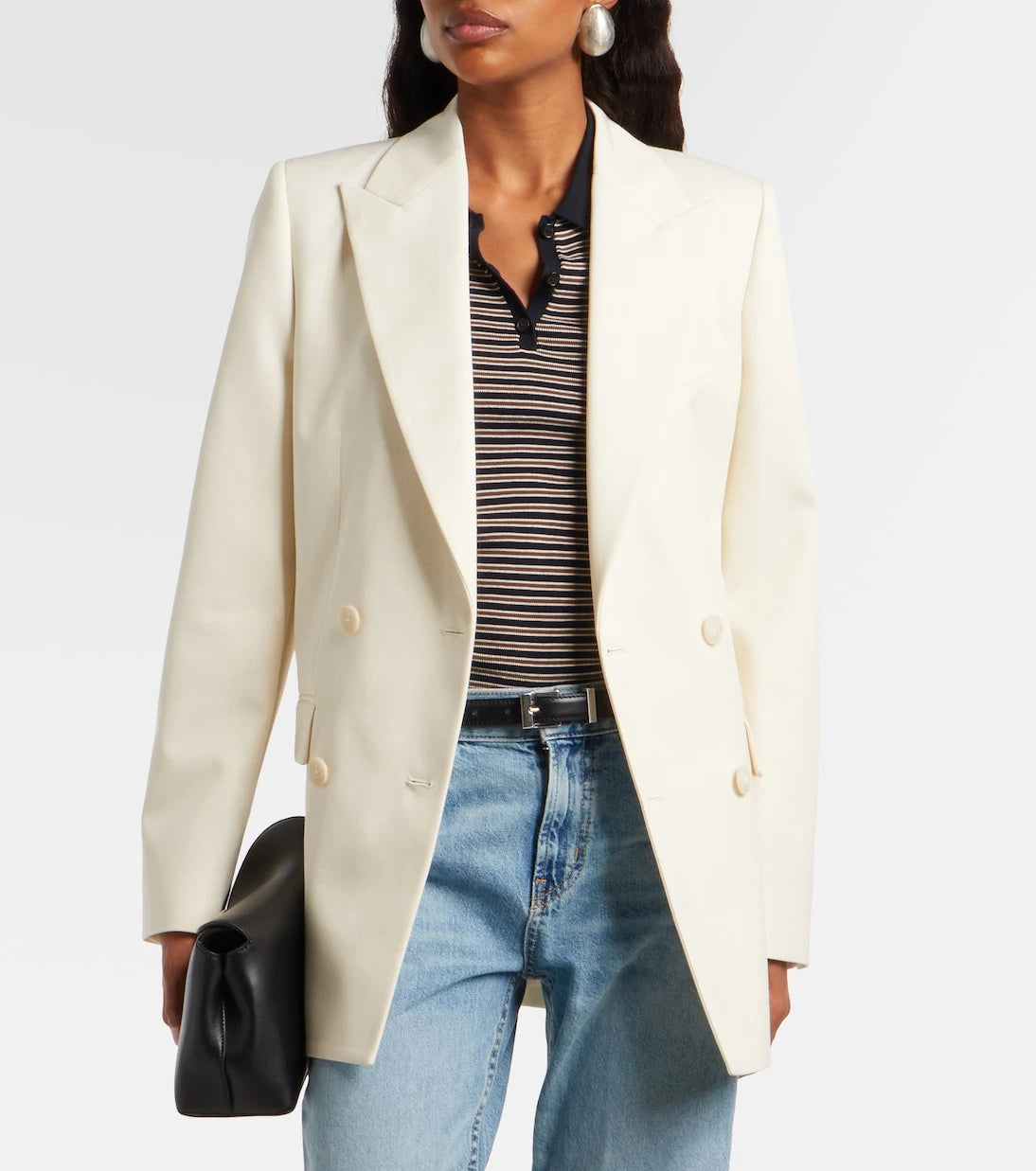 Nili Lotan - Weston double-breasted virgin wool blazer