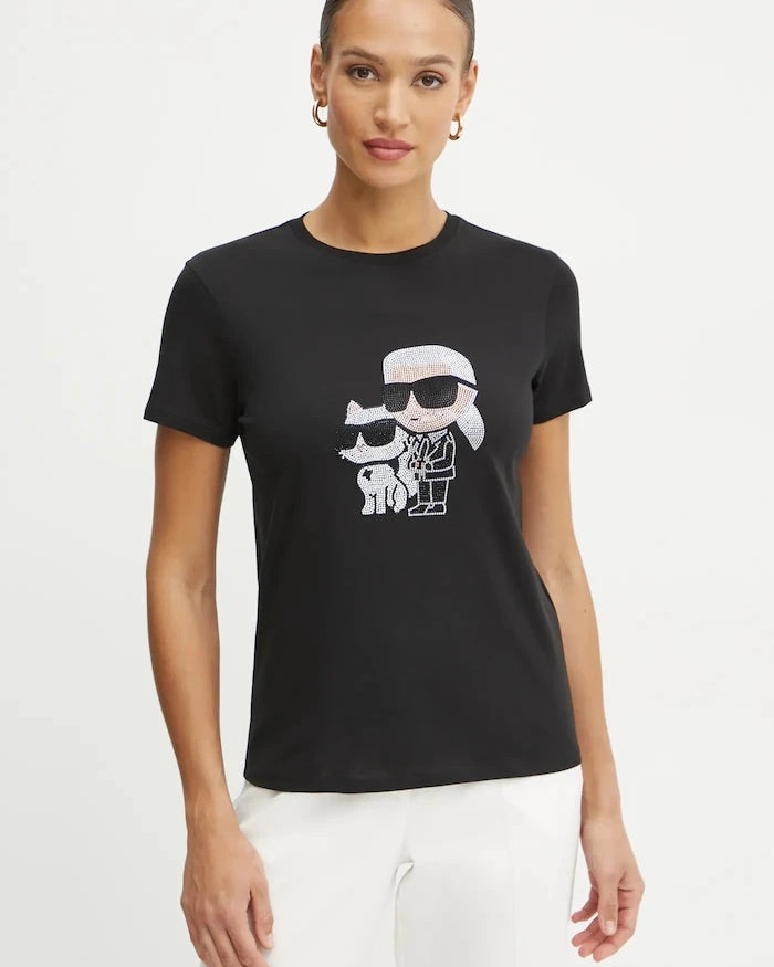 Karl Lagerfeld IKON RS Pamuklu Tişört