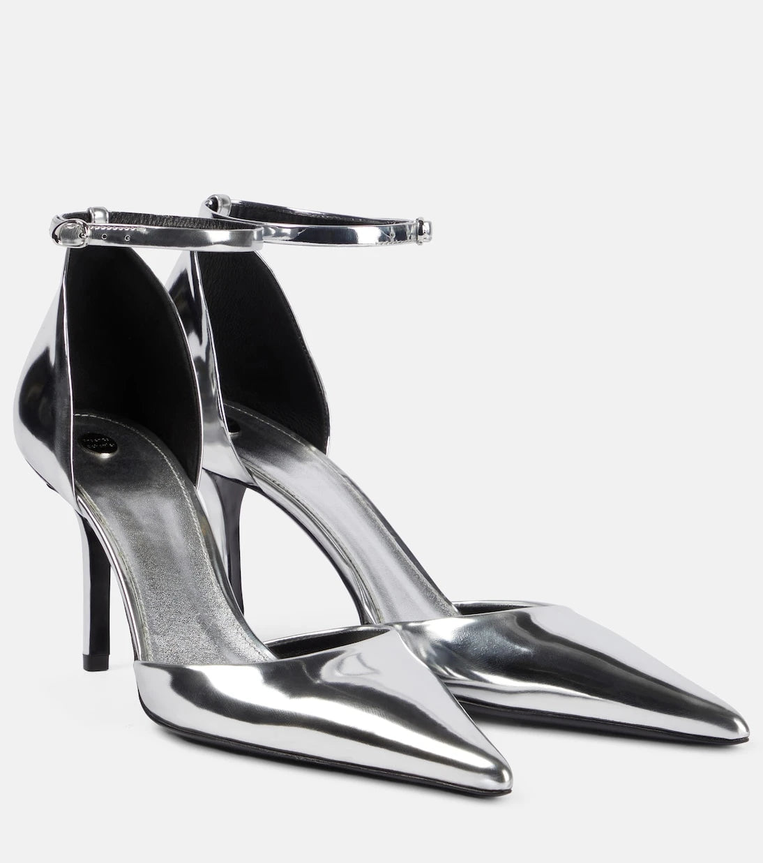 Proenza Schouler - Slash 85 mirrored leather pumps