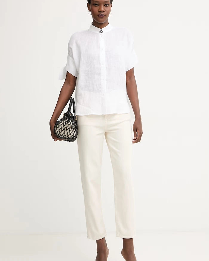 Armani Exchange relaxed fit kadın kot pantolon