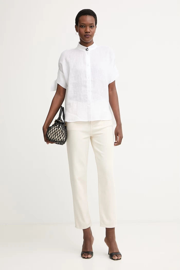 Armani Exchange relaxed fit kadın kot pantolon