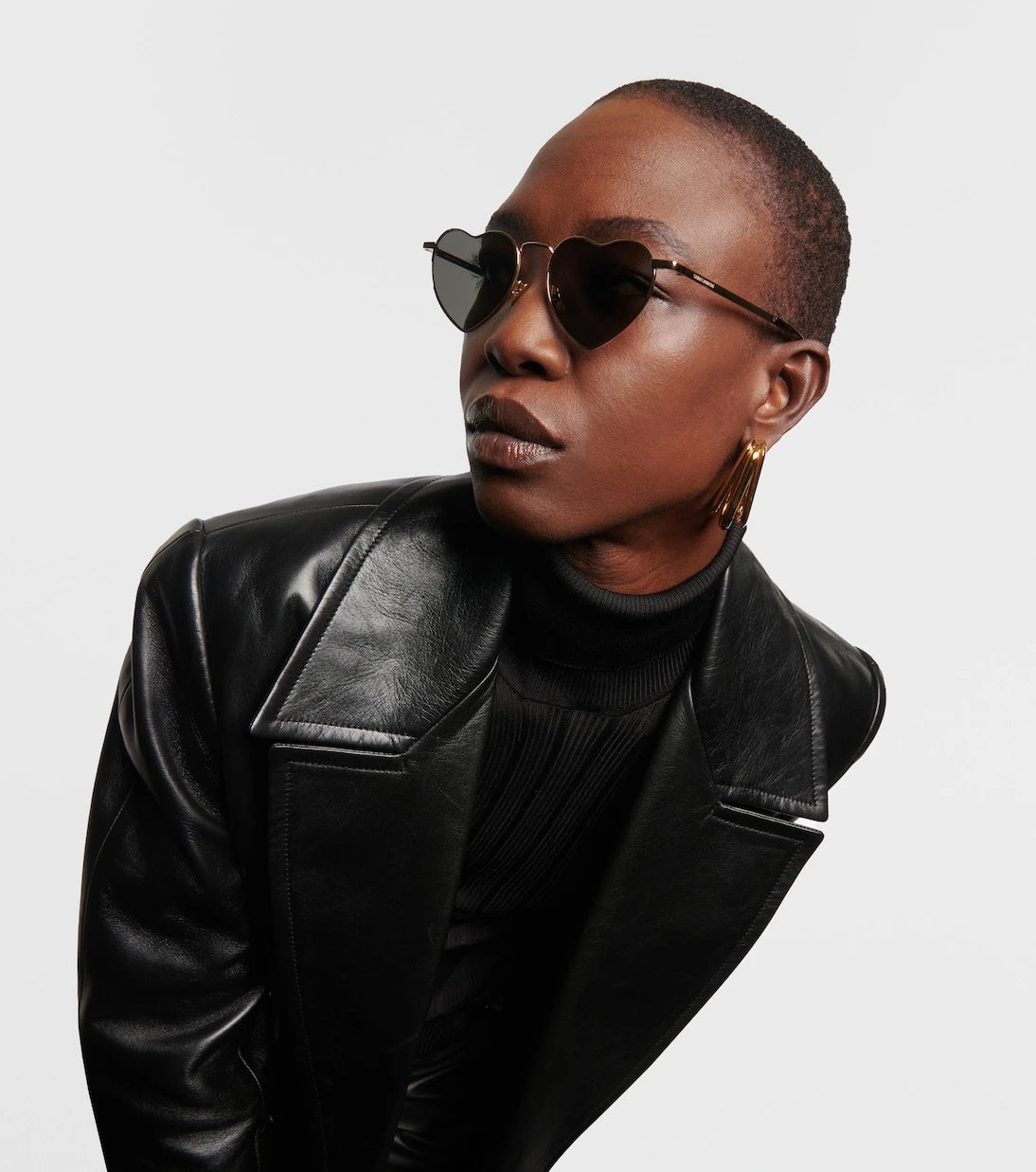 Saint Laurent - SL 301 Loulou heart-shaped sunglasses