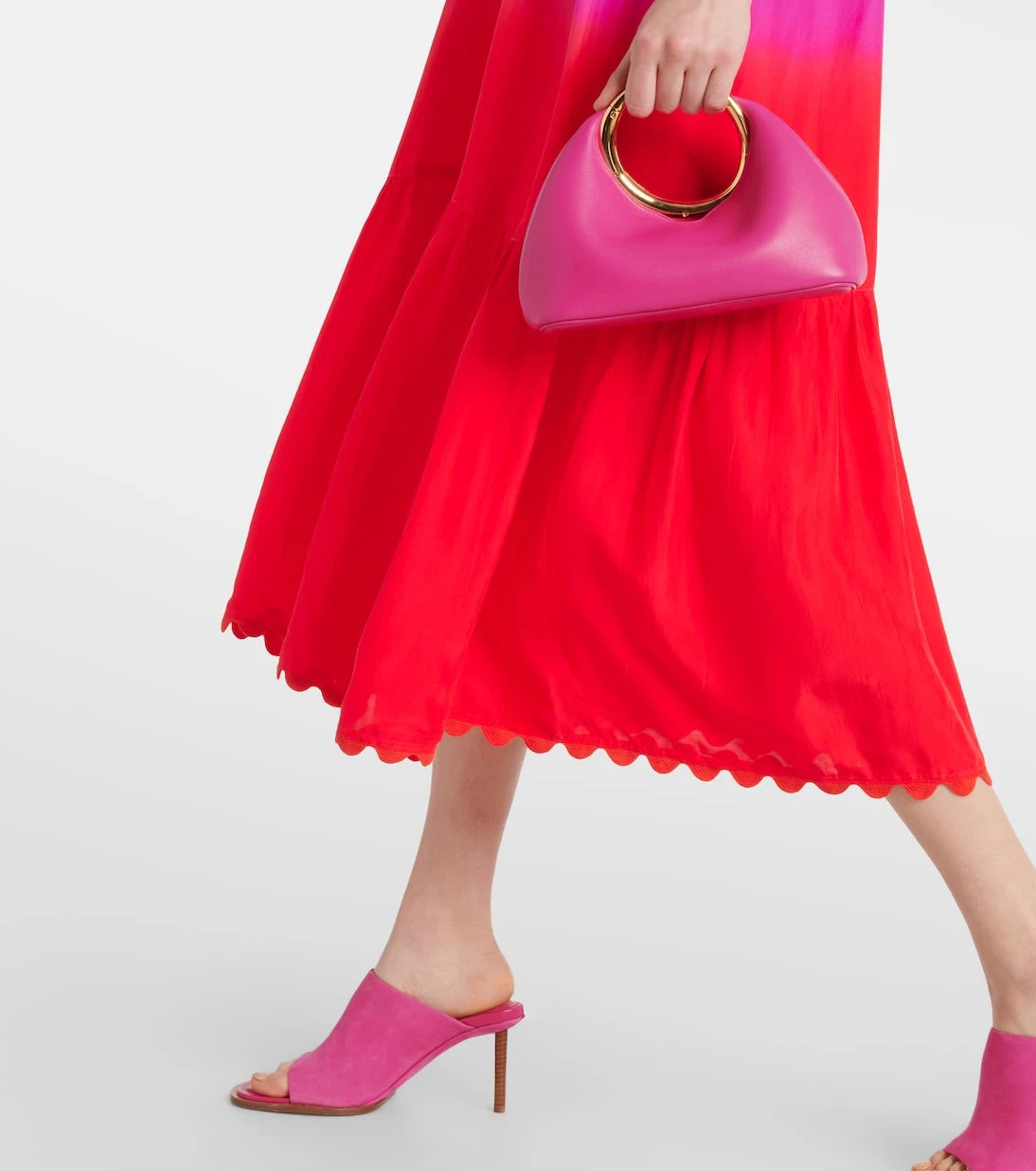 Juliet Dunn - Ombré silk midi dress