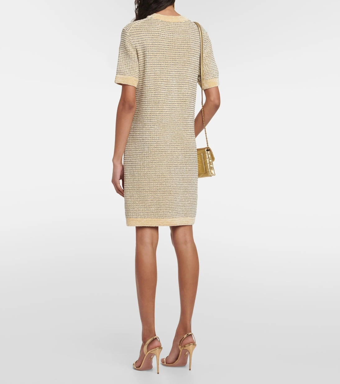 Tory Burch - Striped velvet minidress
