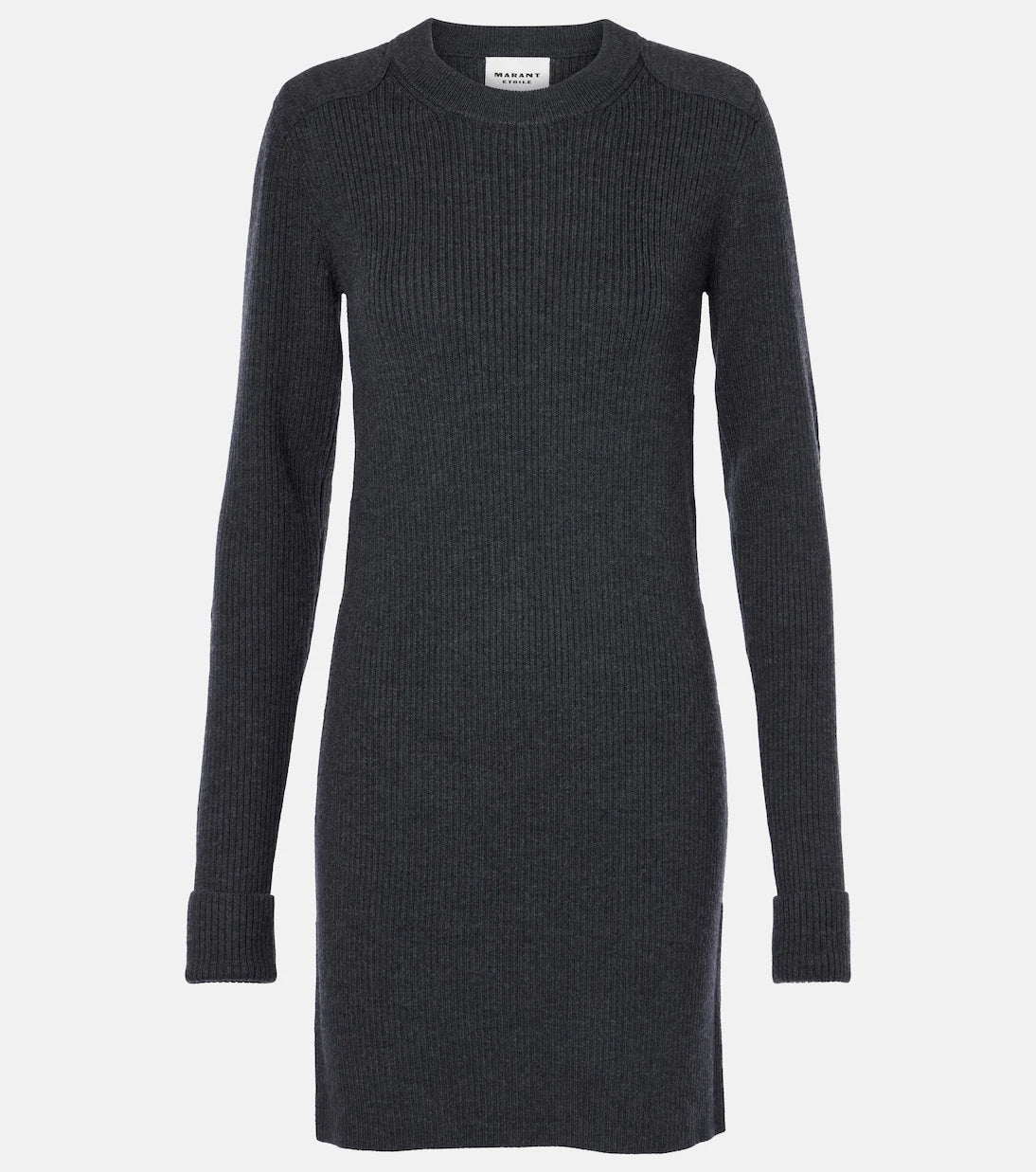 Marant Etoile - Garner ribbed-knit wool-blend midi dress