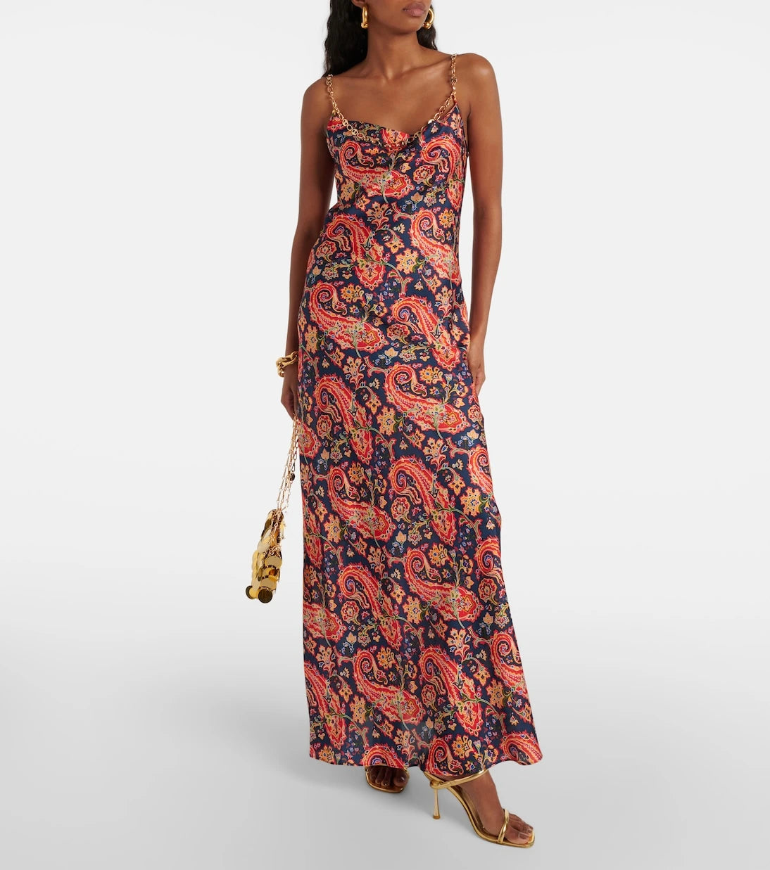 Rabanne - Paisley maxi dress