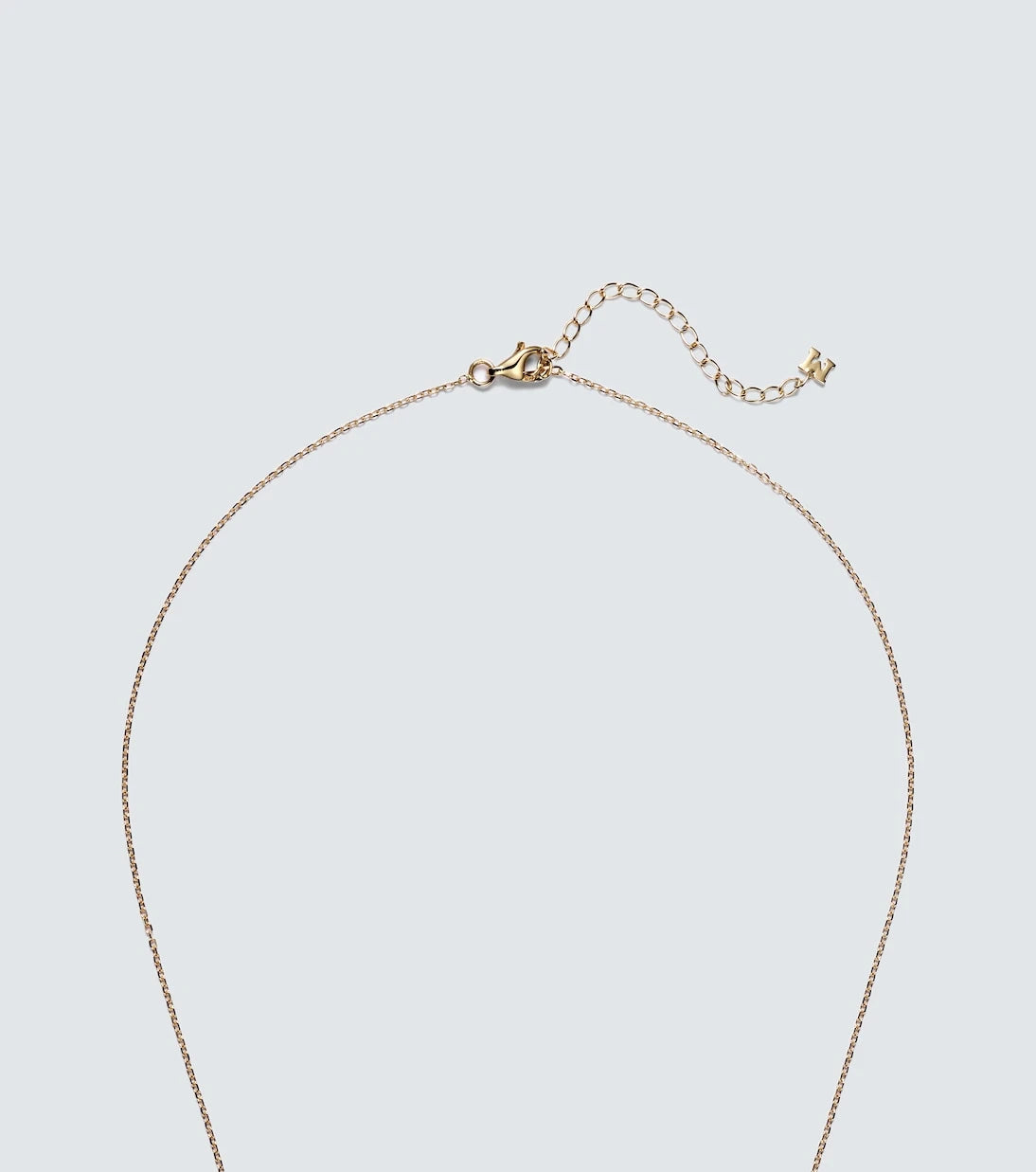 Mateo - Initial 14kt yellow gold pendant necklace