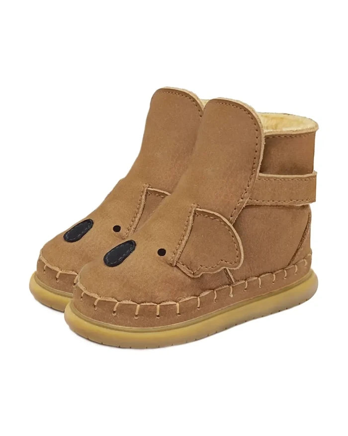 Детски велурени зимни обувки Donsje Dubu Classic Shoes Koala