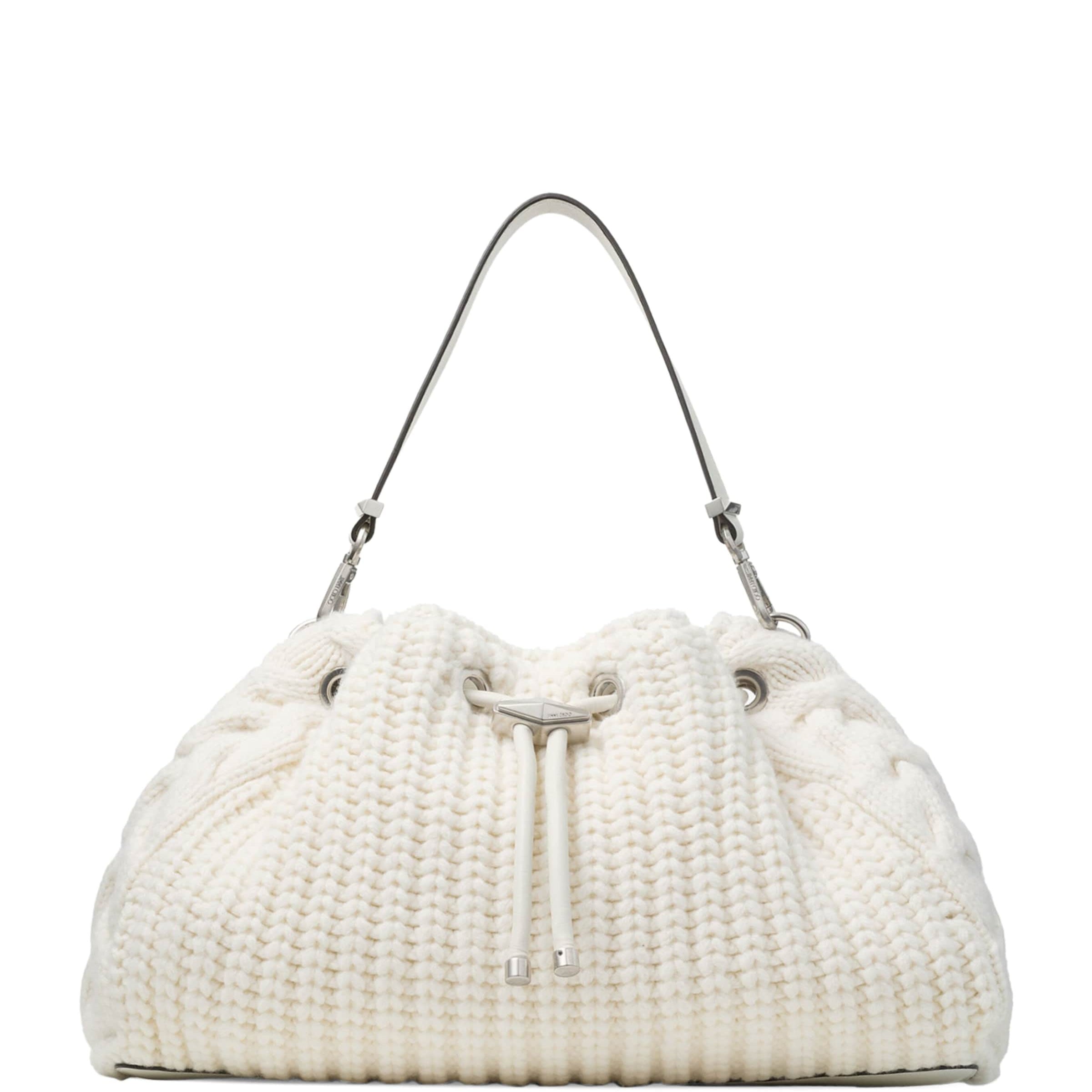 Bon Bon Cinch Wool Top-Handle Bag