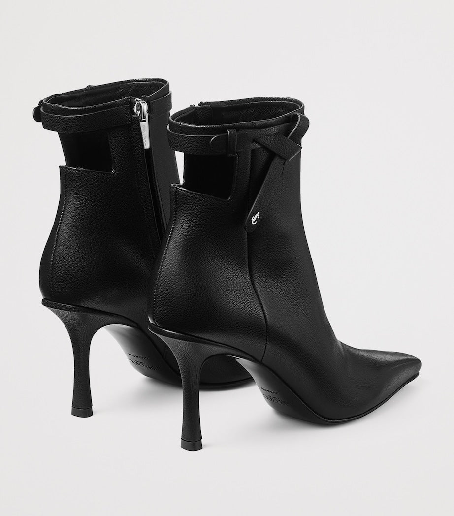 Camie AB 80 Leather Heeled Boots