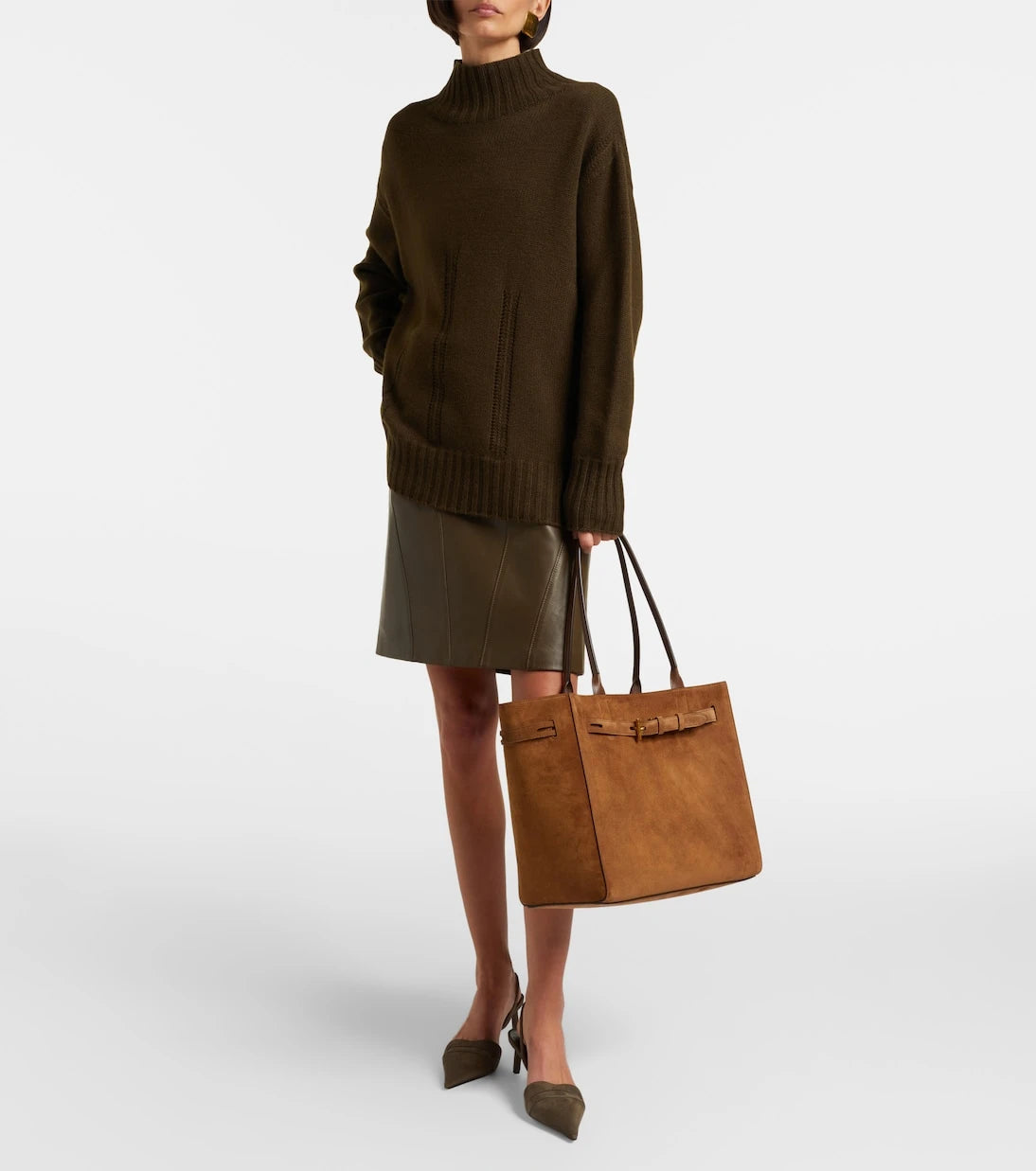 Tom Ford - Audrey Medium suede tote bag