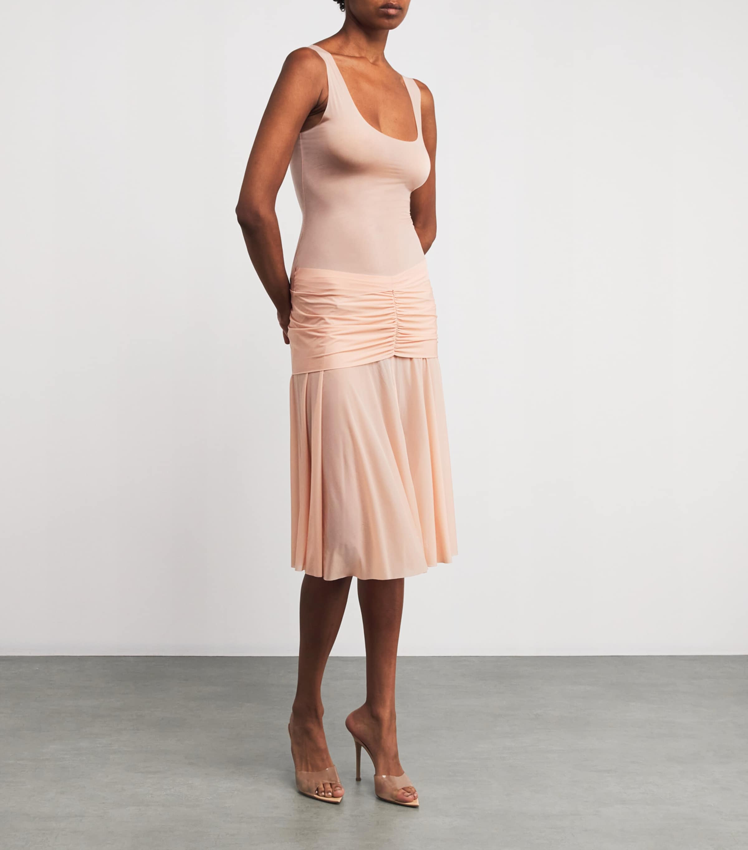 Skims Beige Stretch-Jersey Milky Sheer Tank Top