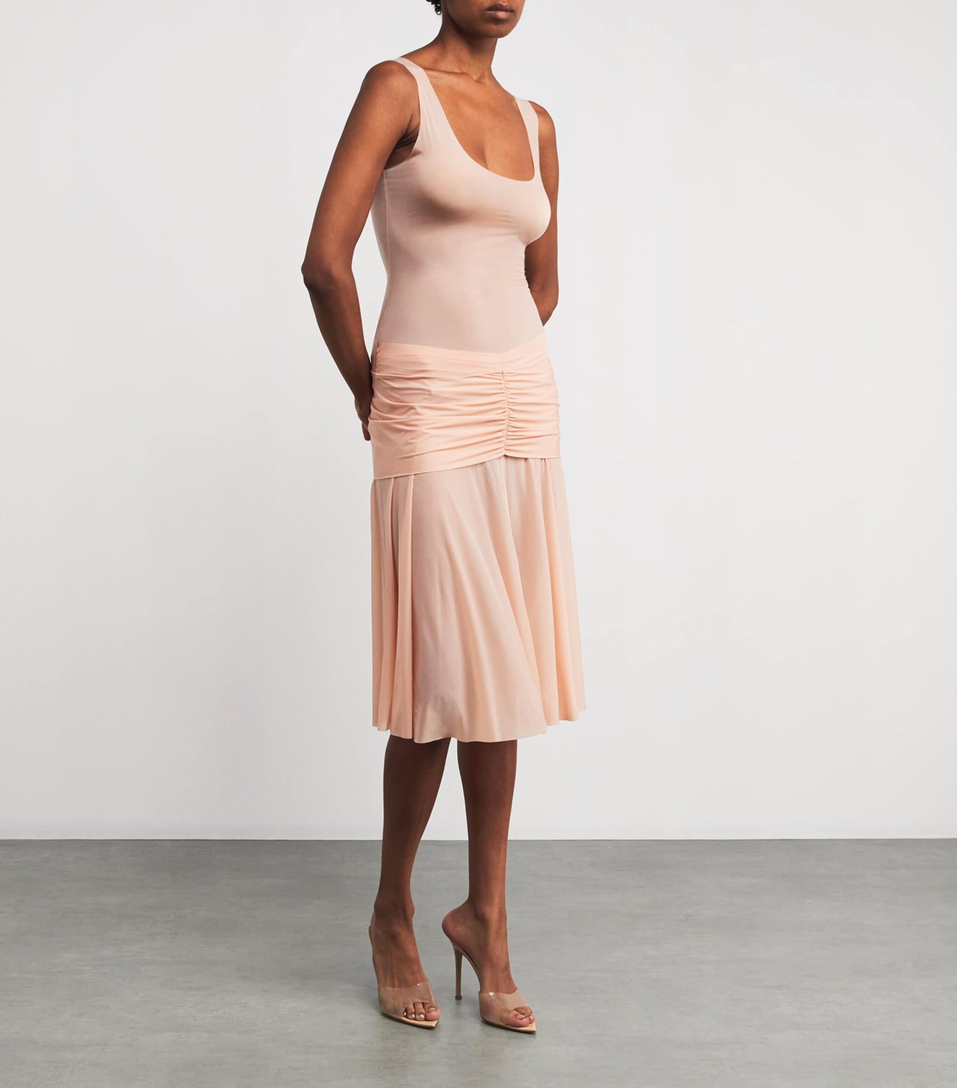 Skims Beige Stretch-Jersey Milky Sheer Tank Top