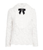 Self-Portrait White Lace Bow-Detail Blouse