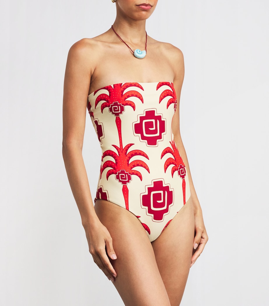 Johanna Ortiz Multi Alta Mar Strapless Swimsuit