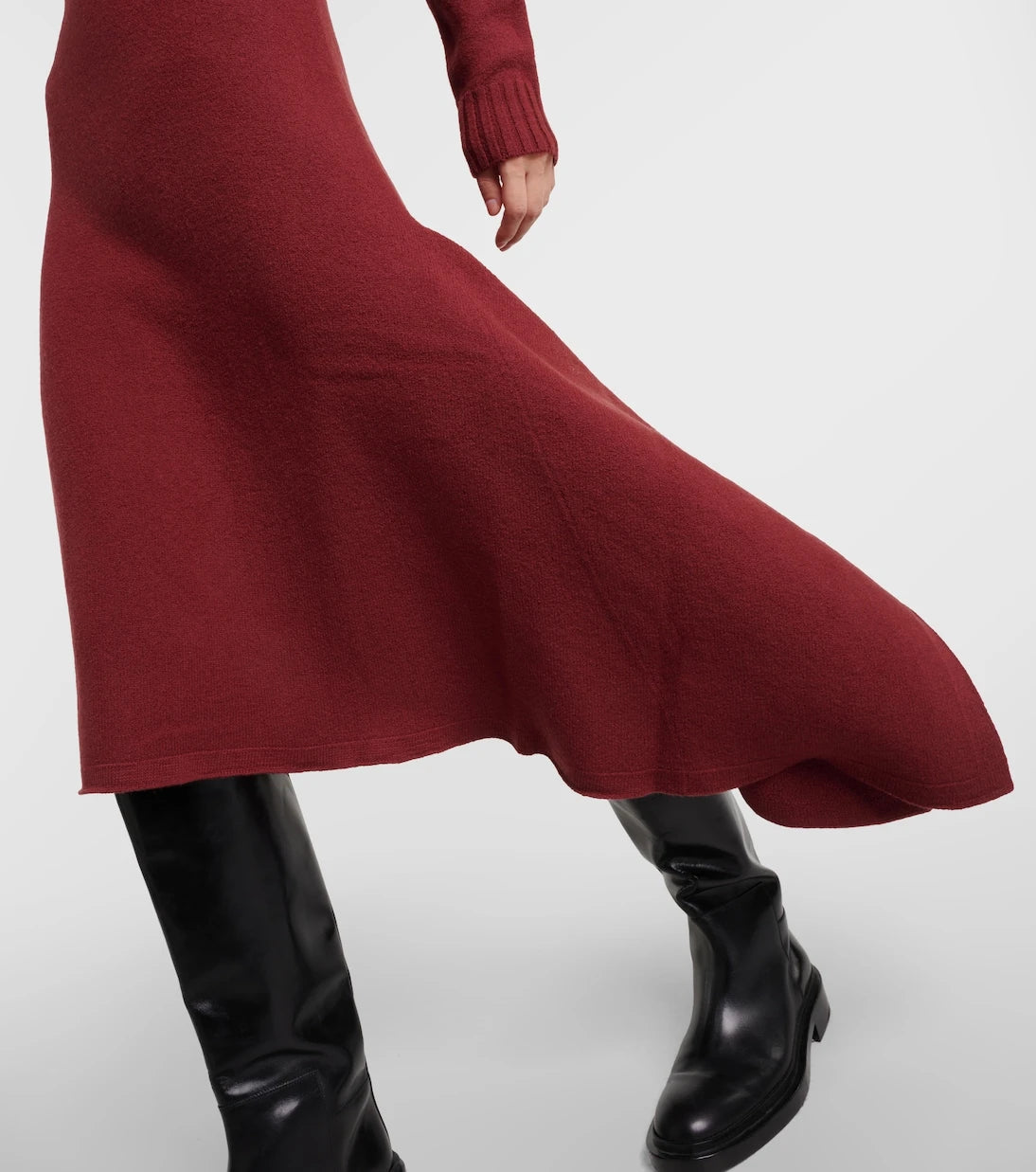 Jil Sander - Asymmetric wool midi dress