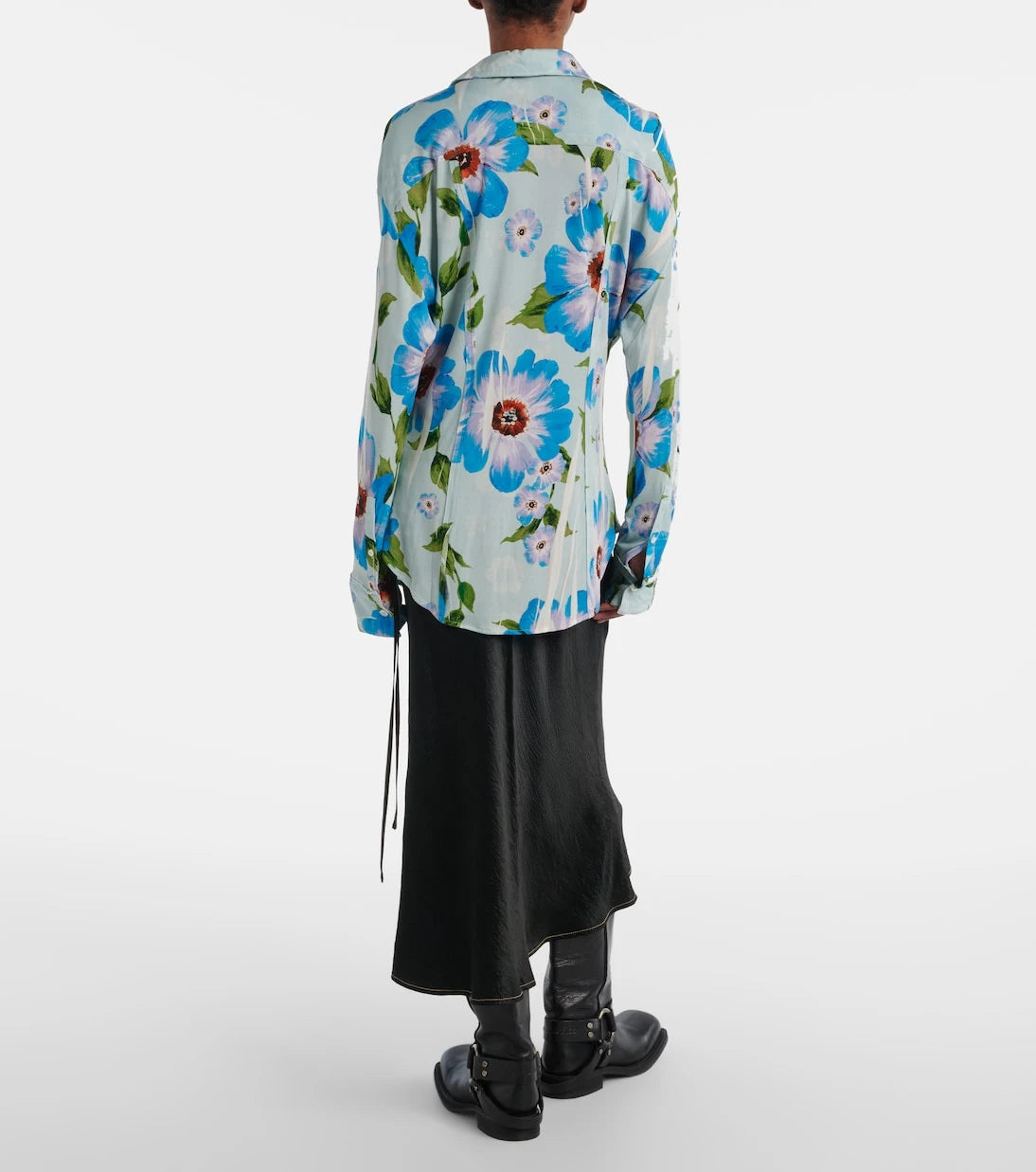 Acne Studios - Floral jersey shirt