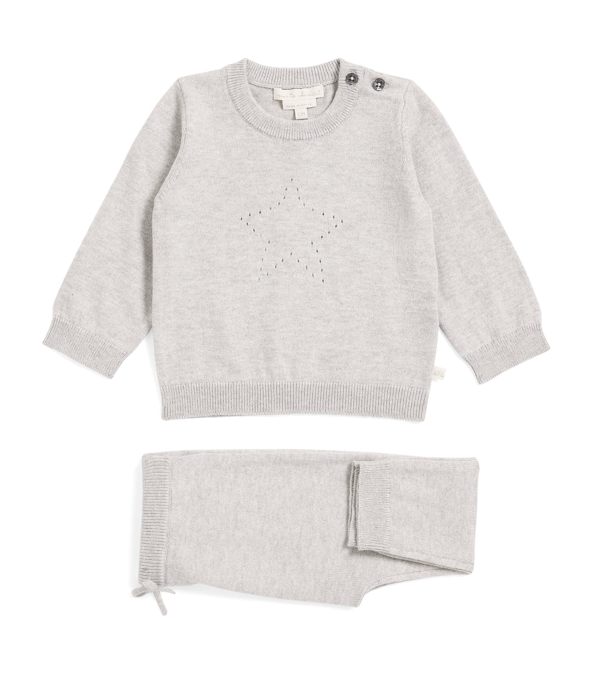 Marie-Chantal Star Sweater and Sweatpants Set (3-24 Months)