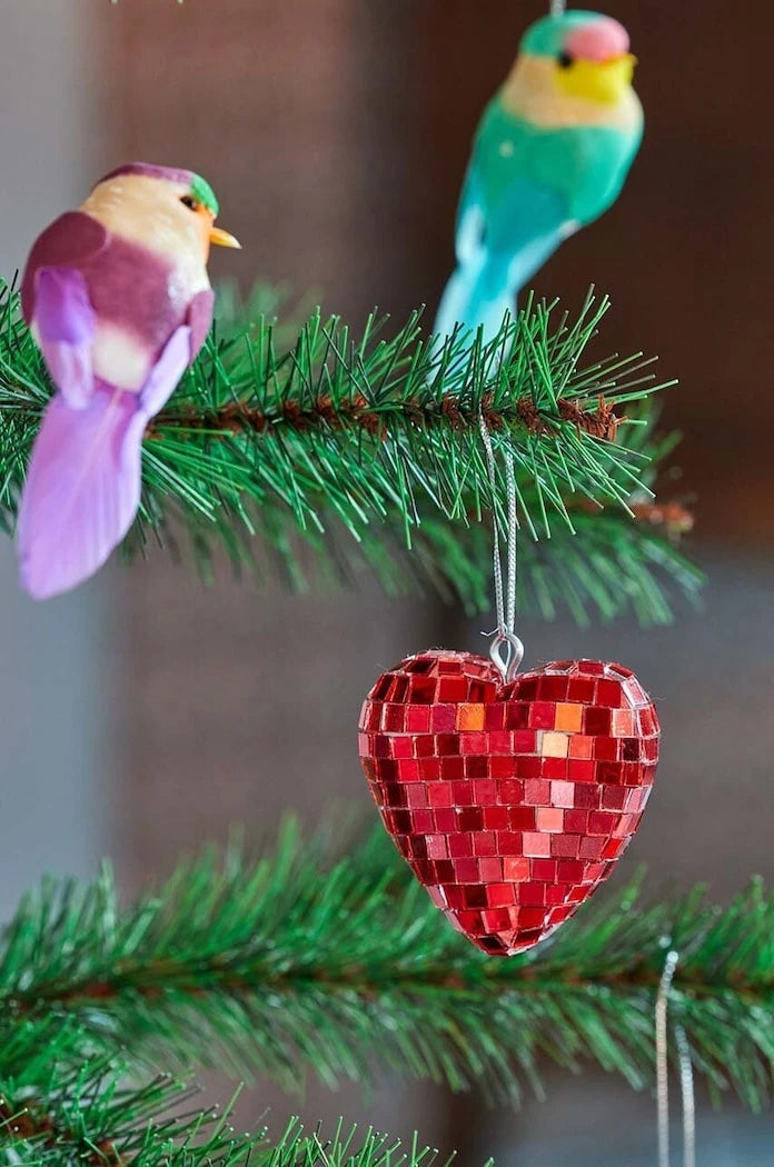 Декоративна висулка Rice Small Heart Disco Ball
