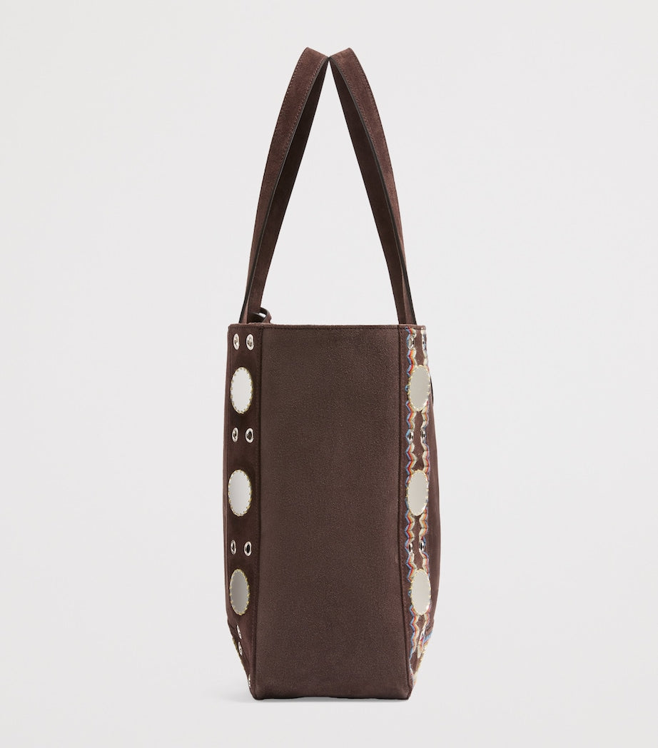 Valentino Garavani Large Suede Nellcote Tote Bag