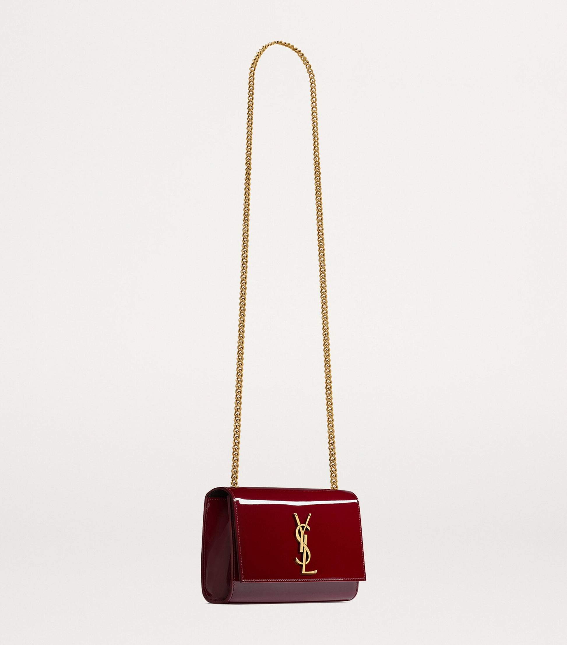 Red Small Leather Kate Cross-Body Bag