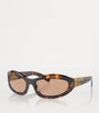 Brown Acetate Cat Eye MU14ZS Sunglasses