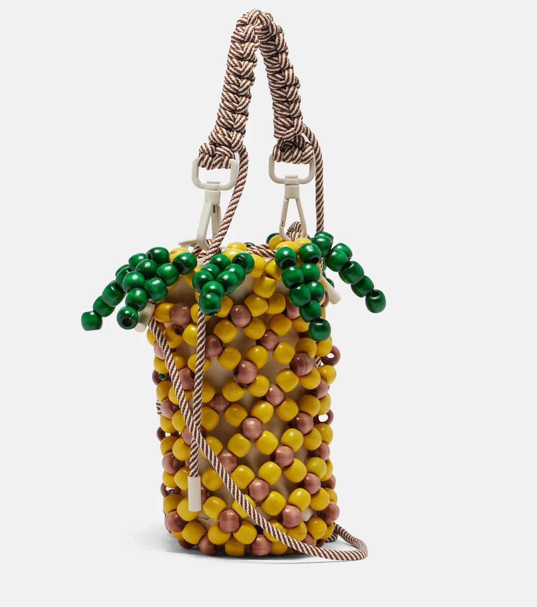 Alémais - حقيبة Pineapple Mini ذات اليد العلوية المطرزة بالخرز