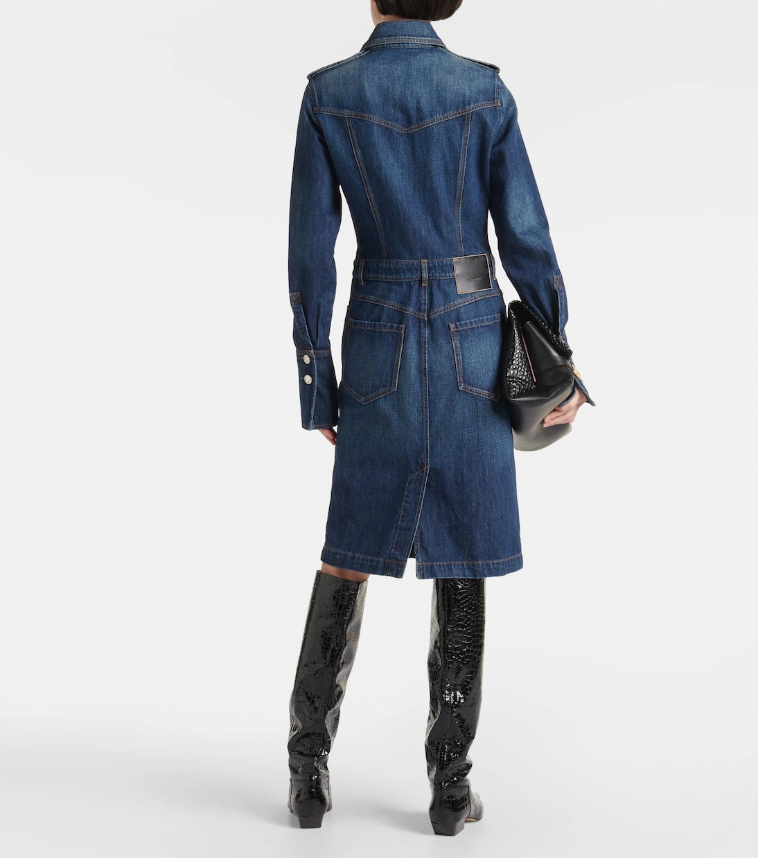 Sportmax - Denim midi dress