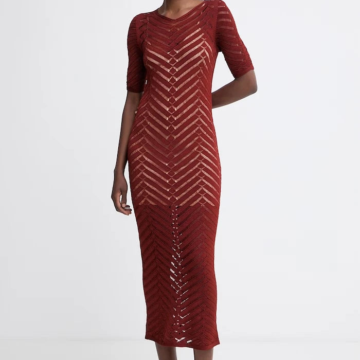 Twinset viskoz yazlık elbise