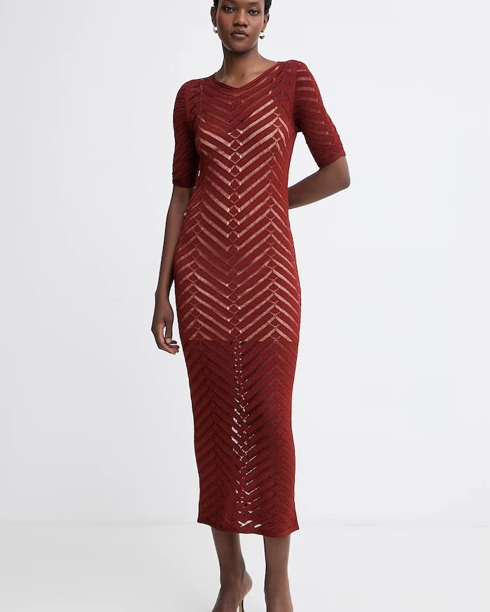 Twinset viskoz yazlık elbise