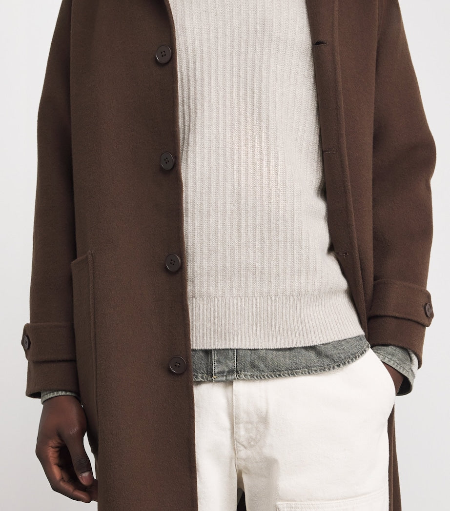 Rag & Bone Beige Cashmere Ribbed Sweater