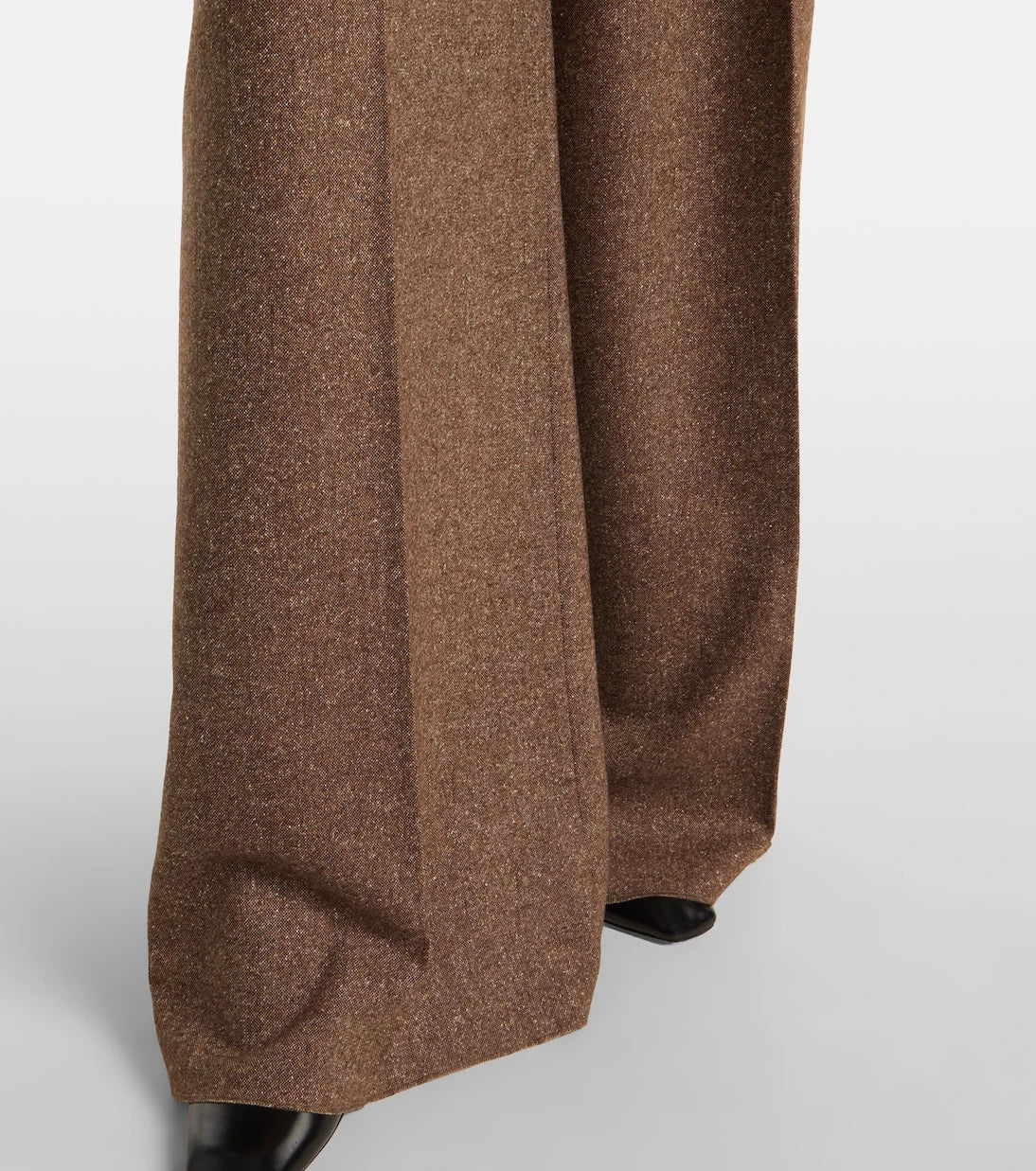 Max Mara - Brava yün ve ipek karışımı bol paça pantolon