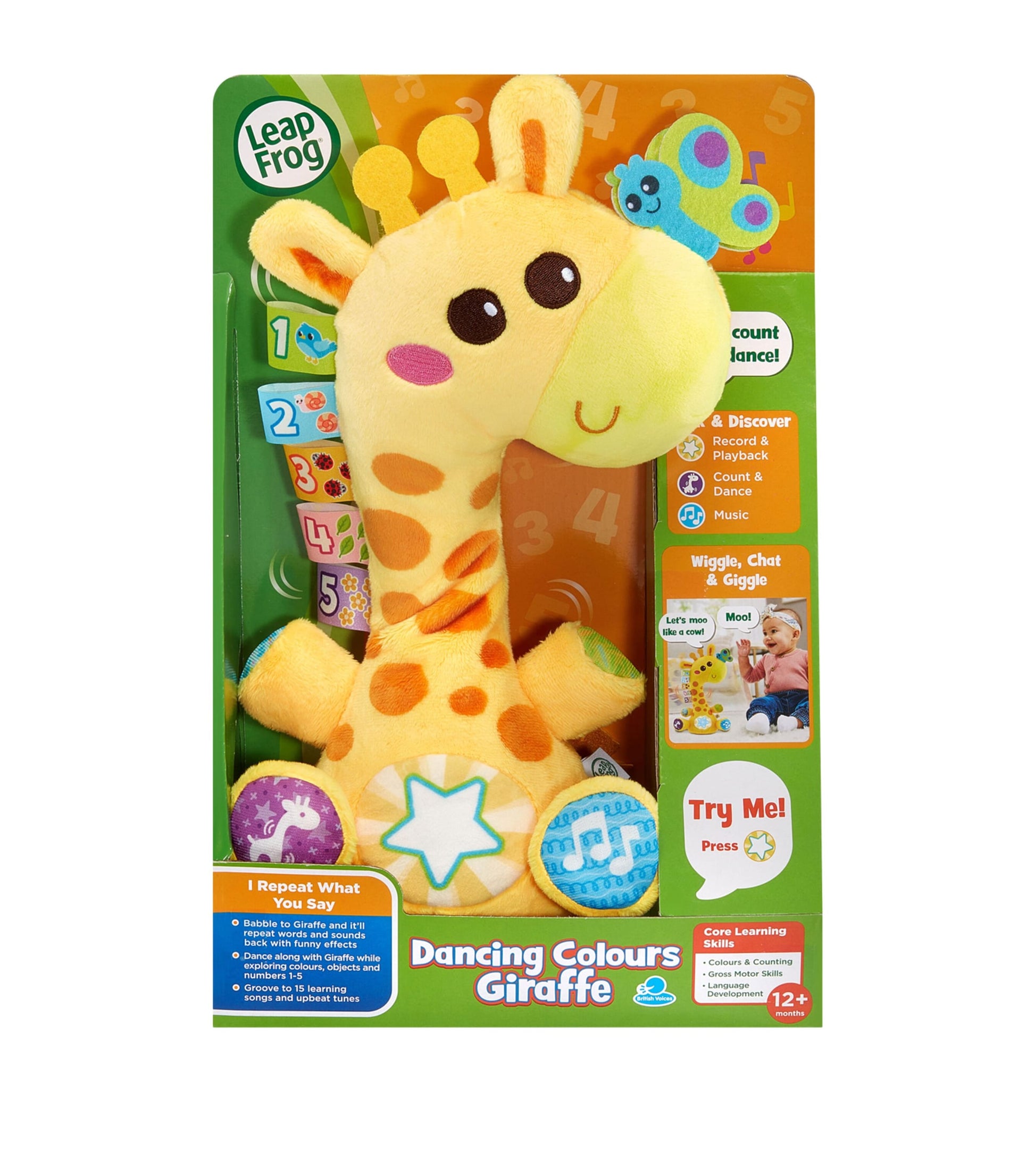 Dancing Colours Giraffe