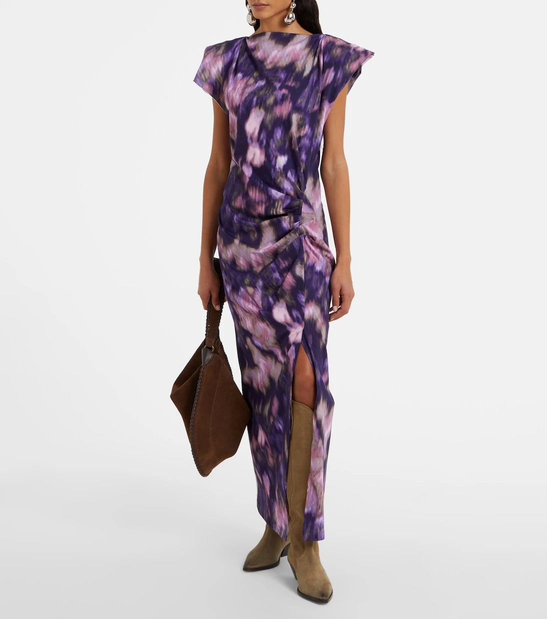 Marant Etoile - Nadela printed cotton jersey maxi dress