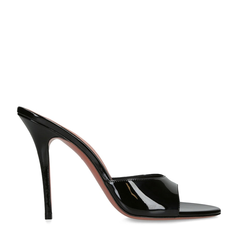 Patent Leather Elodie Heeled Mules 105