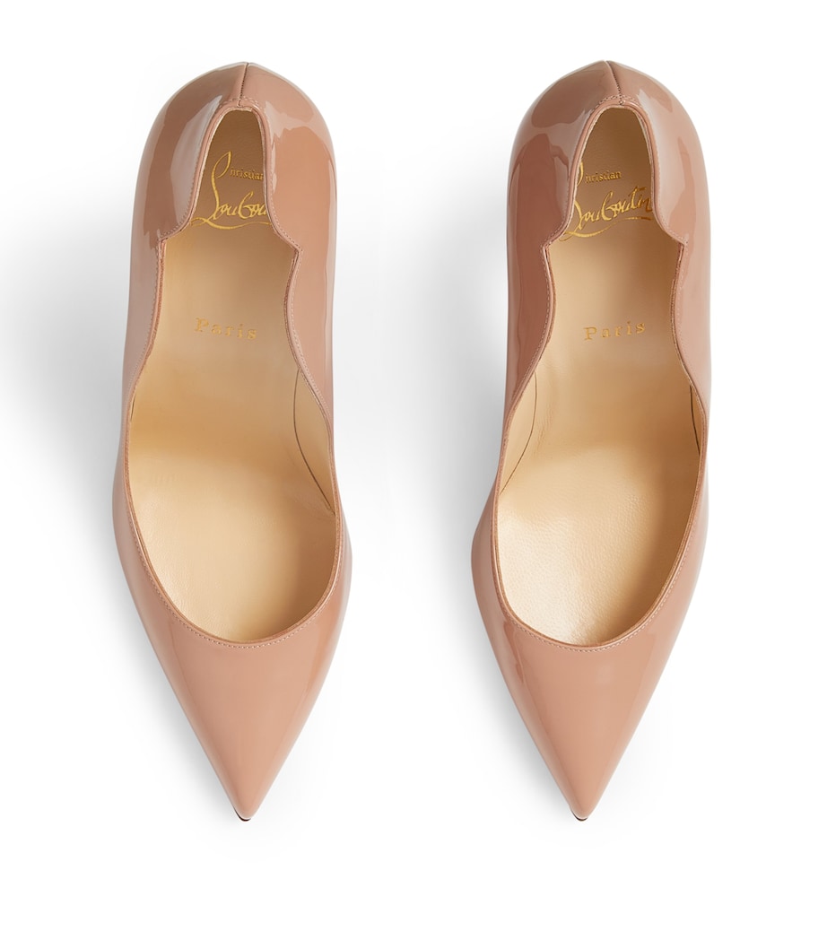 Christian Louboutin Nude Hot Chick Patent Leather Pumps 100