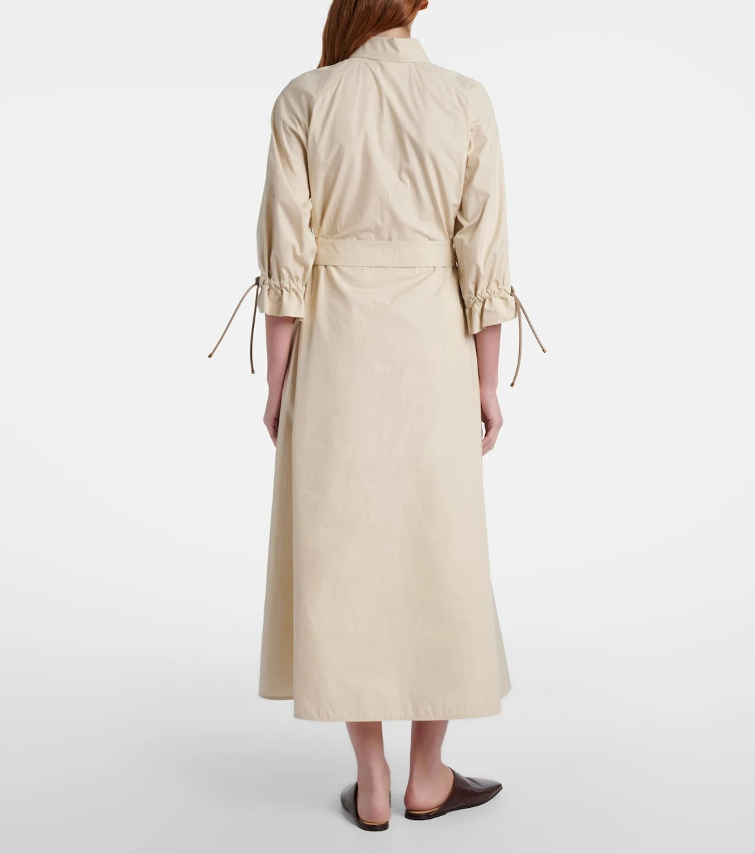 Max Mara - Mirto oversized cotton poplin shirt dress