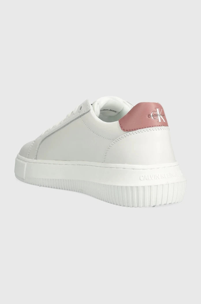 Calvin Klein Jeans YW0YW00823 CHUNKY CUPSOLE MONOLOGO W MONO LTH WN Deri Spor Ayakkabı