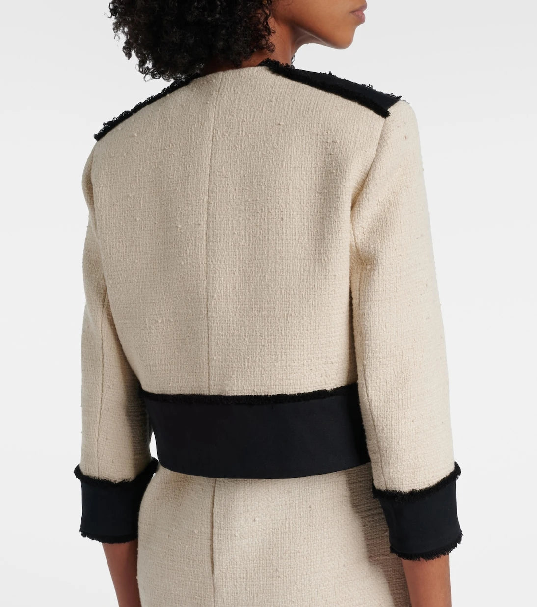 Max Mara - جاكيت باجايا من مزيج القطن والكتان