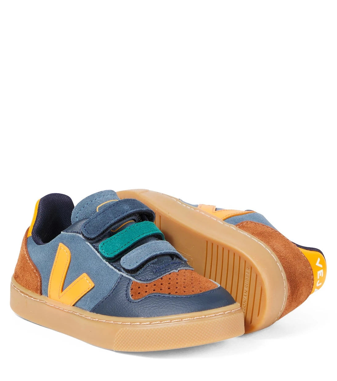 Veja Kids - V-10 suede sneakers