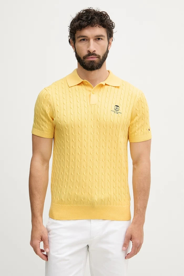 Tommy Hilfiger pamuklu erkek polo yaka tişört