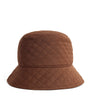 Eleventy Beige Quilted Bucket Hat