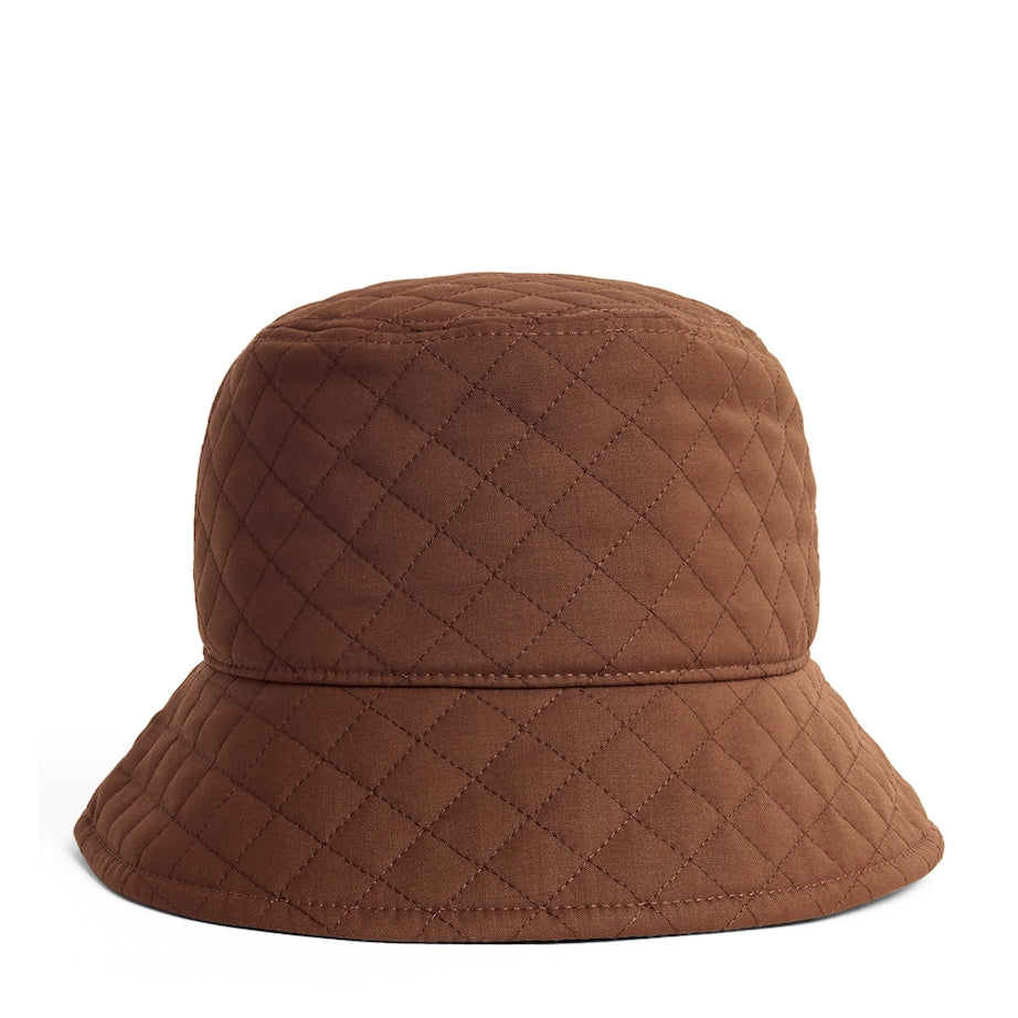 Eleventy Beige Quilted Bucket Hat