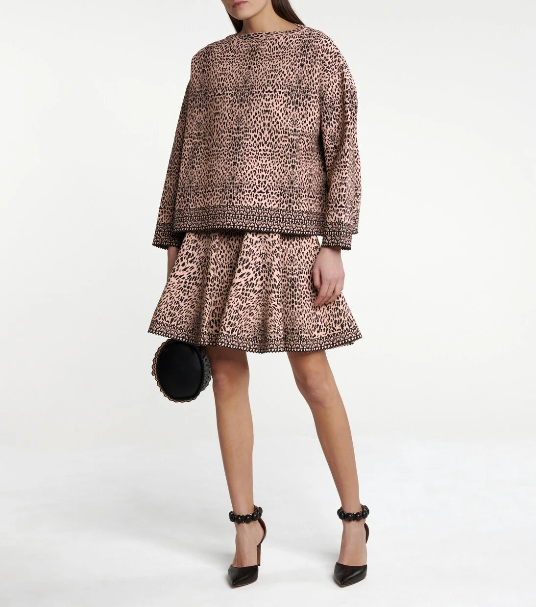 Alaïa - Leopard-jacquard sweater