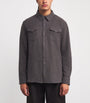 Cashmere Press-Stud Overshirt