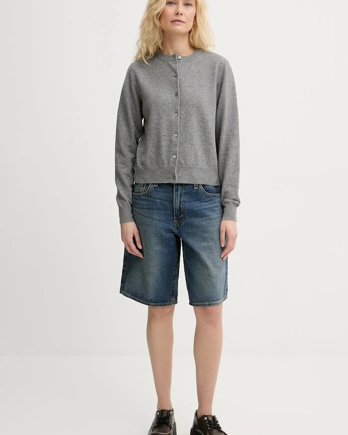 Levi's къс панталон дамски от деним BAGGY DAD