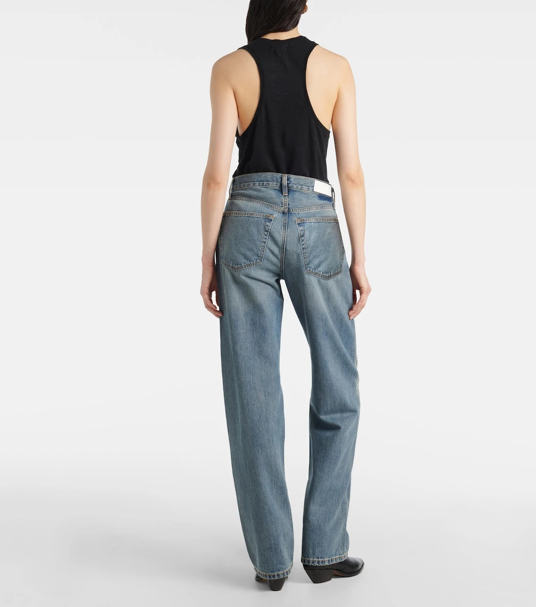 Re/Done - Low-rise wide-leg jeans