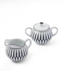 Prada Stripes Creamer Jug and Sugar Pot Set