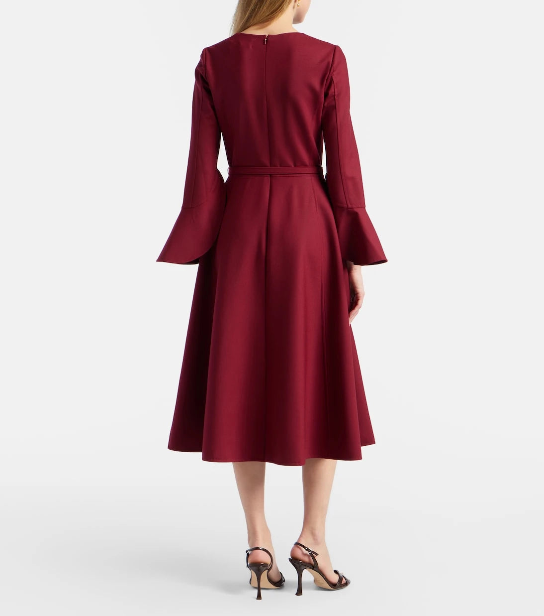 Oscar de la Renta - Wool-blend midi dress