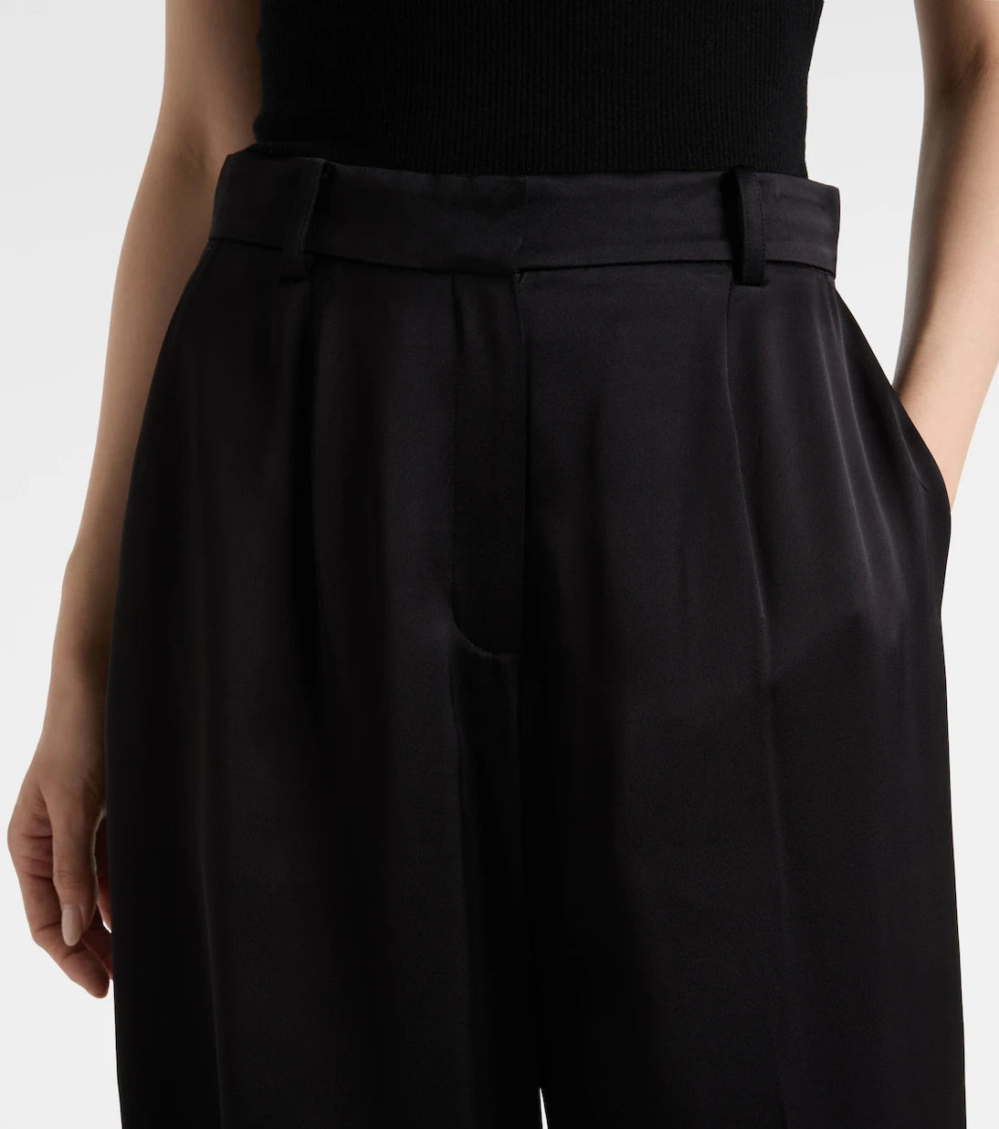 Toteme - Satin wide-leg pants